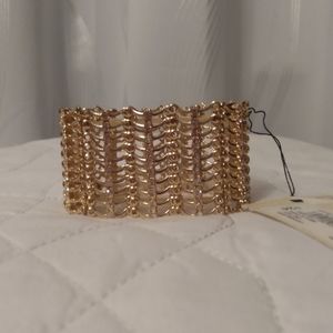 Goldtone Stretch Bracelet